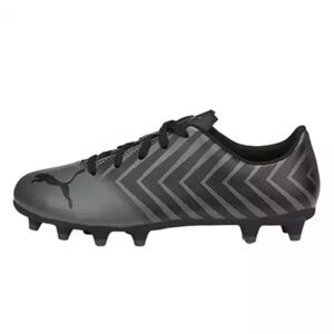 PUMA Kids Tacto Firm GroundAg Soccer Cleats BLACK big kid size 5